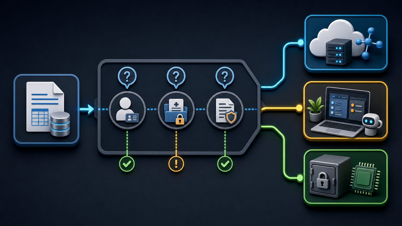 Privacy decision guide infographic